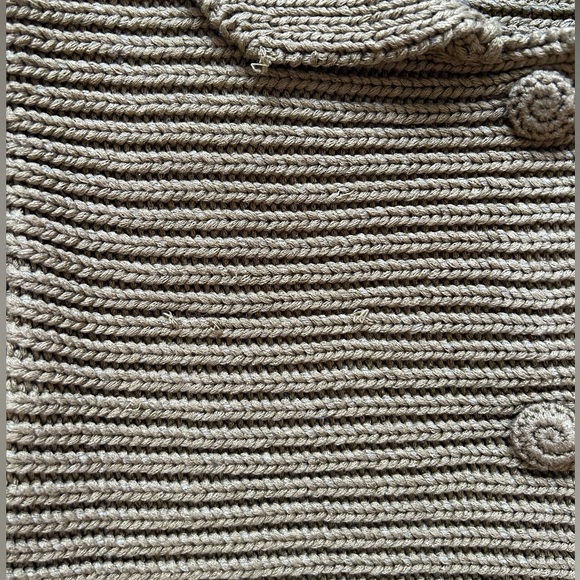 Zara Khaki Ribbed Knit Sweater - Picture 4 of 4